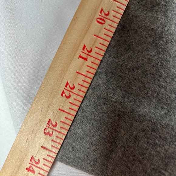 Gently Loved DKNY Women's Size 0 Double-Breasted gray Peacoat Zip Pockets READ - Picture 9 of 16